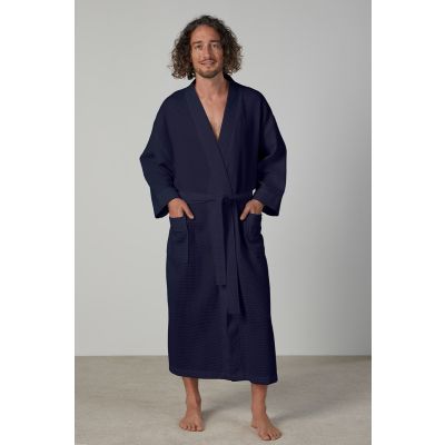 50/50 Waffle Kimono Robe