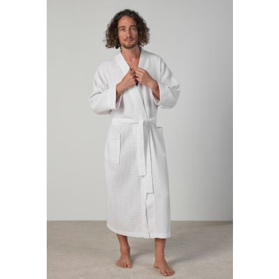 50/50 Waffle Kimono Robe