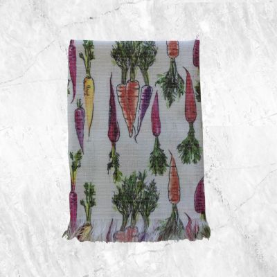 Printed Kitchen Tea Towels - Carrots