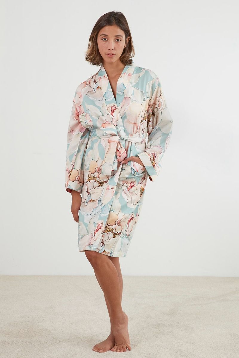 Peonies Robe